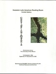 "Considering Amazonia," Herzstein Latin American Reading Room Gallery, Fall 2002 by Inter-American Studies