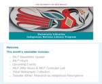 INLP Newsletter, October 2017 by Indigenous Nations Library Program