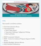 INLP Newsletter, November 2017 by Indigenous Nations Library Program