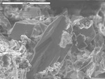 Aluminum rich crystals in clay particles by M. Spilde and D. Northup