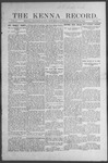 Kenna Record, 10-18-1912 by Dan C. Savage