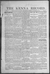 Kenna Record, 10-25-1912 by Dan C. Savage