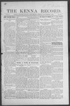 Kenna Record, 11-01-1912 by Dan C. Savage