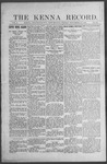 Kenna Record, 11-15-1912 by Dan C. Savage