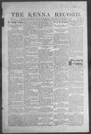 Kenna Record, 12-06-1912 by Dan C. Savage