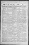 Kenna Record, 12-20-1912 by Dan C. Savage