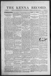 Kenna Record, 01-10-1913 by Dan C. Savage