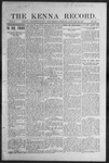 Kenna Record, 01-24-1913 by Dan C. Savage