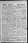 Kenna Record, 01-31-1913 by Dan C. Savage
