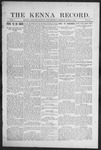 Kenna Record, 06-06-1913 by Dan C. Savage