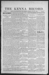 Kenna Record, 08-01-1913 by Dan C. Savage