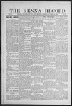 Kenna Record, 10-10-1913 by Dan C. Savage