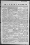 Kenna Record, 10-24-1913 by Dan C. Savage