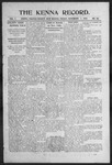 Kenna Record, 11-07-1913 by Dan C. Savage