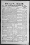 Kenna Record, 11-21-1913 by Dan C. Savage