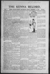 Kenna Record, 12-05-1913 by Dan C. Savage