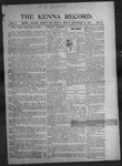 Kenna Record, 09-18-1914 by Dan C. Savage