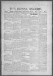 Kenna Record, 03-31-1916 by Dan C. Savage