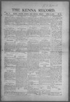 Kenna Record, 04-21-1916 by Dan C. Savage