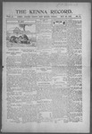 Kenna Record, 05-26-1916 by Dan C. Savage