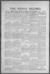 Kenna Record, 09-01-1916 by Dan C. Savage