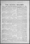 Kenna Record, 09-08-1916 by Dan C. Savage