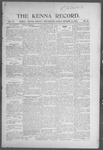 Kenna Record, 10-13-1916 by Dan C. Savage