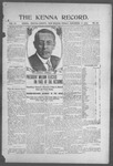 Kenna Record, 11-17-1916 by Dan C. Savage