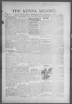 Kenna Record, 12-01-1916 by Dan C. Savage