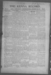 Kenna Record, 12-22-1916 by Dan C. Savage