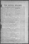 Kenna Record, 12-29-1916 by Dan C. Savage