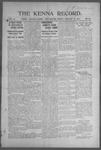 Kenna Record, 01-19-1917 by Dan C. Savage