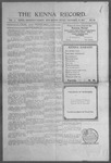 Kenna Record, 12-21-1917 by Mr. and Mrs. A. C. White