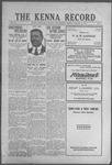 Kenna Record, 08-12-1921