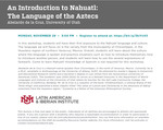 Introduction to Nahuatl: The Language of the Aztecs by Abelardo de la Cruz
