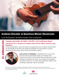 Andean Sounds: A Quechua Music Showcase by Luis (Lucho) A. Rodriguez