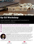 Op-Ed Workshop by Adam Ratzlaff
