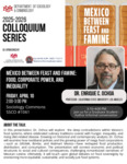 México Between Feast and Famine by Dr. Enrique C. Ochoa