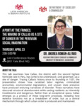 A Port at the Fringes: The Making of Callao as a Site of Danger in the Peruvian Social Imagination by Dr. Andrea Román-Alfaro