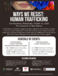 Ways We Resist: Human Trafficking