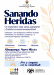 Sanando Heridas: Un encuentro para sanar, compartir y fortalecer nuestra comunidad