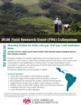 2026 LAII Field Research Grant (FRG) Colloquium