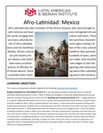 Afro-Latinidad: Mexico (Gaspar Yanga: An Afro-Mexican Hero)