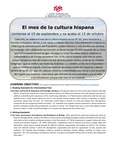 El Mes de la Cultura Hispana
