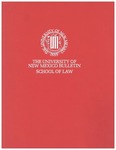 Bulletin and Announcements, 1982-1983 by University of New Mexico School of Law