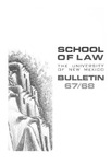 Bulletin and Announcements, 1967-1968 by University of New Mexico School of Law
