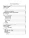 Bulletin and Handbook of Policies, 2009-2010