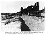 Caption: Ruins of the Spanish colonial mission at Abo, near Mountainair in central New Mexico. The mission was abandoned in the late 17th Century after repeated attacks by Apache Indians. by University of New Mexico School of Law