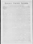 Lincoln County Leader, 01-20-1883 by Lincoln County Publishing Company