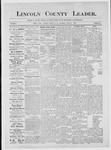 Lincoln County Leader, 05-26-1883